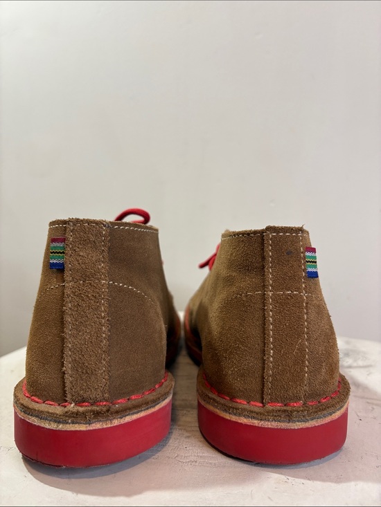 Veldskoen Heritage Pinotage Red Sole Red Laces Suede Leather Chukka Boot US 8 main image 4